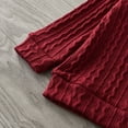 thumbnail image 4 of PatPat Toddler Girl Solid Casual Cable Knit Sweater,Sizes 18M-6Y, 4 of 9