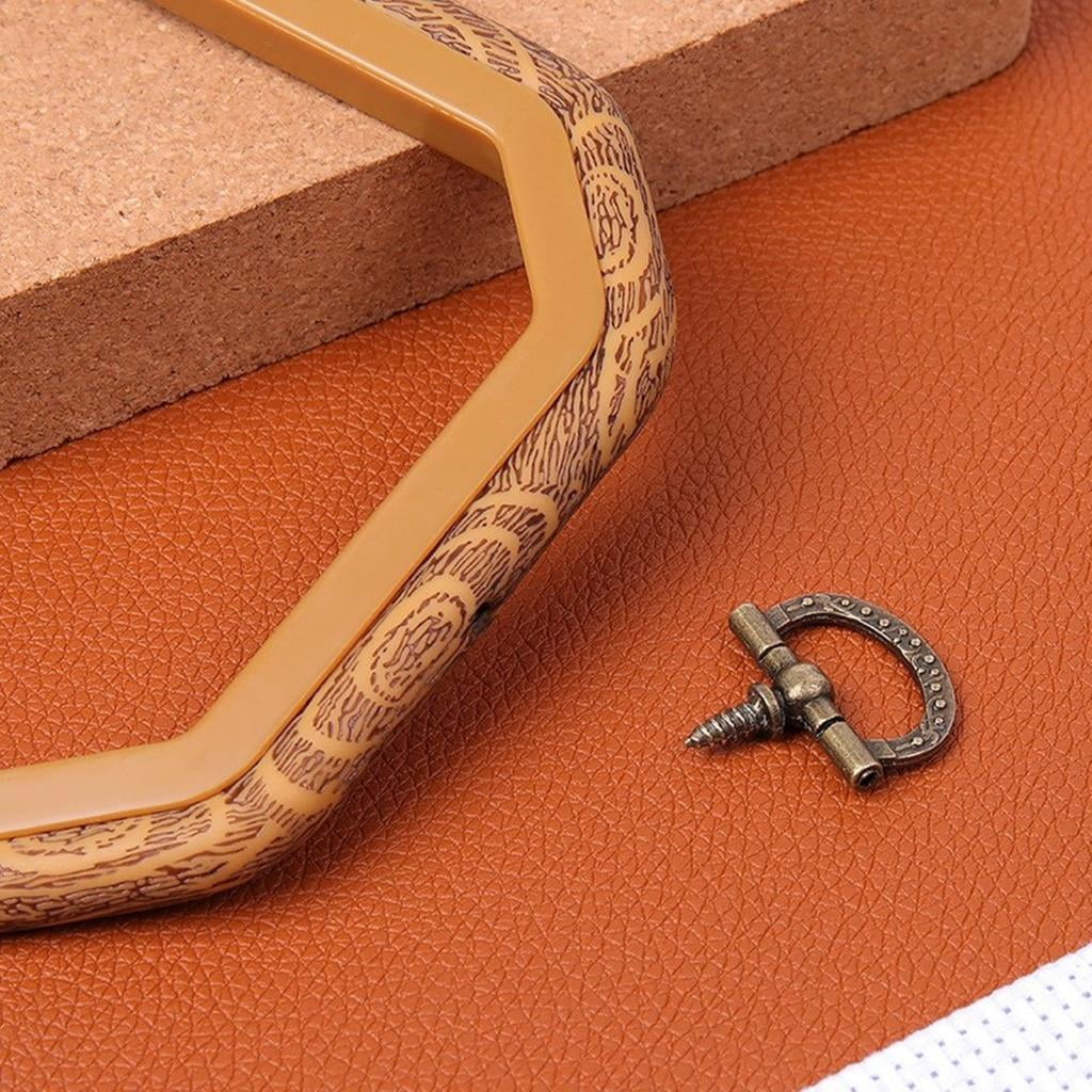 10 Pcs Wood Embroidery Hoop Adjustable Embroidery Frame Decorative Crosses Stitching Hoop for Needleworks Sewing Craft
