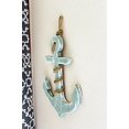 thumbnail image 3 of Nagina International Nautical Wood Anchor with Rope, Beach Decor, Nautical Decor, Blue Anchor, Wooden Anchor, Lake Decor, 3 of 3