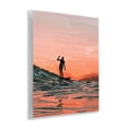 thumbnail image 4 of Stupell Industries Woman Surfing at Sunset Nautical & Beach Painting Unframed Art Print Wall Art, 11 x 14, 4 of 8