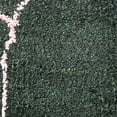 thumbnail image 2 of Rugsotic Carpets Handmade Rugs Hand Knotted Loom Rectangle 6'7''x9'10'' Dark Green White Silk Mix for Indoor Use, 2 of 5
