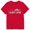 Red, variant on Boys & Girls Crew Neck Short Sleeve T-Shirts,Comfortable Breathable Casual Tops for Daily Back-to-School Outfits