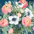 thumbnail image 2 of Popp, Grace 15x15 White Modern Wood Framed Museum Art Print Titled - Bewitching Bouquet II, 2 of 4