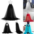 thumbnail image 2 of Women Tulle Tutu Mesh Long Skirts Wedding Party Cocktail Prom Special Occasion Maxi Dress For Women, 2 of 7