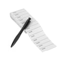 thumbnail image 2 of Etiquetas de nombre etiqueta de nombre tejida lavable 200 Uds etiqueta de ropa para niños con 1 bolígrafo etiquetas de nombre etiquetas para hogares de ancianos ANGGREK Otros, 2 of 7
