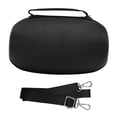 thumbnail image 2 of Étui Rigide pour Haut-Parleur Portable, Sac de Rangement Robuste avec Fermeture Éclair Noir Sangle d'Épaule Réglable Anti-Rayures pour Voyage, 2 of 7