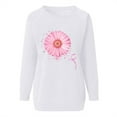 thumbnail image 4 of Wowcloth Women's Oversized Round Neck Pullover Sweatshirt - Breast Cancer Awareness Print, No Hood Design for Casual Comfort & Breast Cancer Awareness Support, 4 of 6
