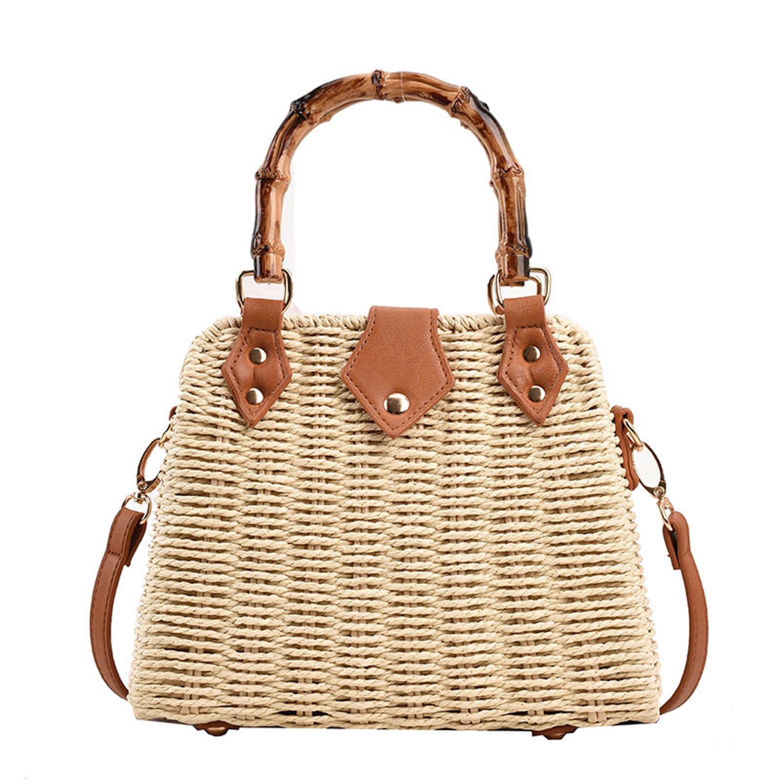 CAIXIA Small Boho Crochet Purse for Women Slouchy Beach Handwoven Crossbody Bags Vacation Shoulder Bag Purse