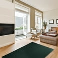thumbnail image 2 of Furnishmyplace Modern Indoor/Outdoor Commercial Solid Dark Green Color, Area Rugs 2' Round, 2 of 12
