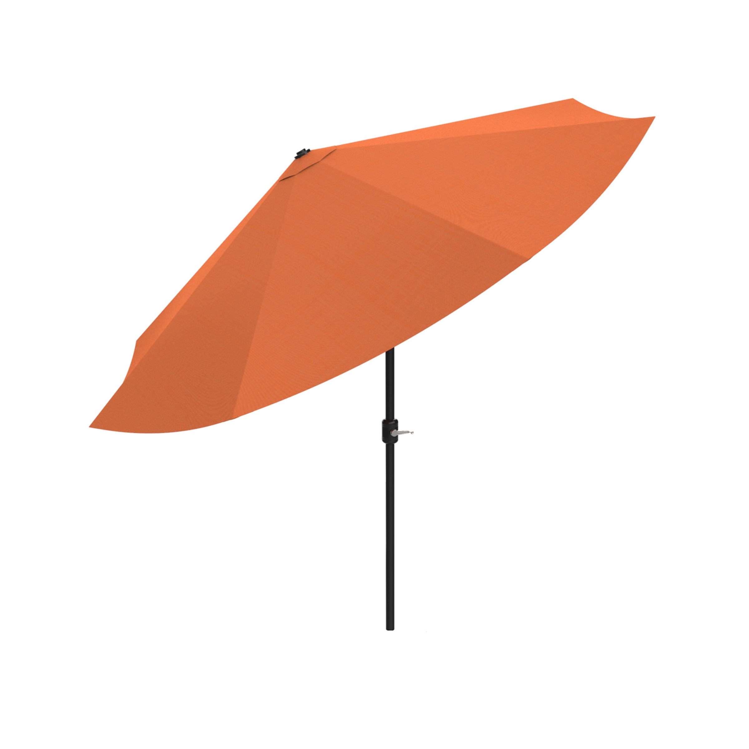 Pure Garden 10FT Patio Umbrella - Auto Tilt and Vented Canopy (Terracotta)