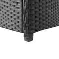 thumbnail image 3 of vidaXL Garden Storage Box Black 120x50x60 cm Poly Rattan, 3 of 4