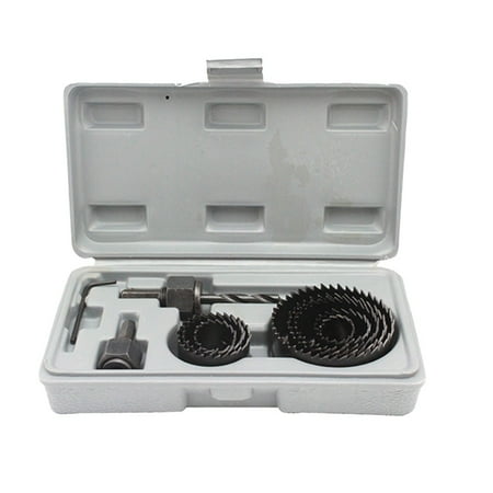

BCLONG 11Pcs/Set Woodworking Drill Bit Round Hole Opener Set Round Hole Cutting Tool