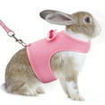 thumbnail image 3 of Visland 1 Set Pet Leash Comfortable Adjustable Small Pet Harness And Leash with Bow Decoration for Rabbit Cat Ferrets, 3 of 8