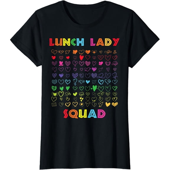 Lunch Lady Squad Cafeteria Crew Lunch Lady Life T-Shirt