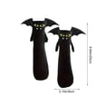 thumbnail image 3 of Ouuluon Fun Halloween Ghost Devil Socks, 11 inch Cotton-Lined Magnetic Pull-on Mid-Calf Socks for Parties, 3 of 7