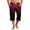 Black, variant on Mens Swim Trunks Men's Gradient Print Casual Drawstring Cropped Capri Pants Resort Swim Trunks Beach Shorts with Elastic Waist Quick-Dry Summer Pants for Vacation Travel Red XL