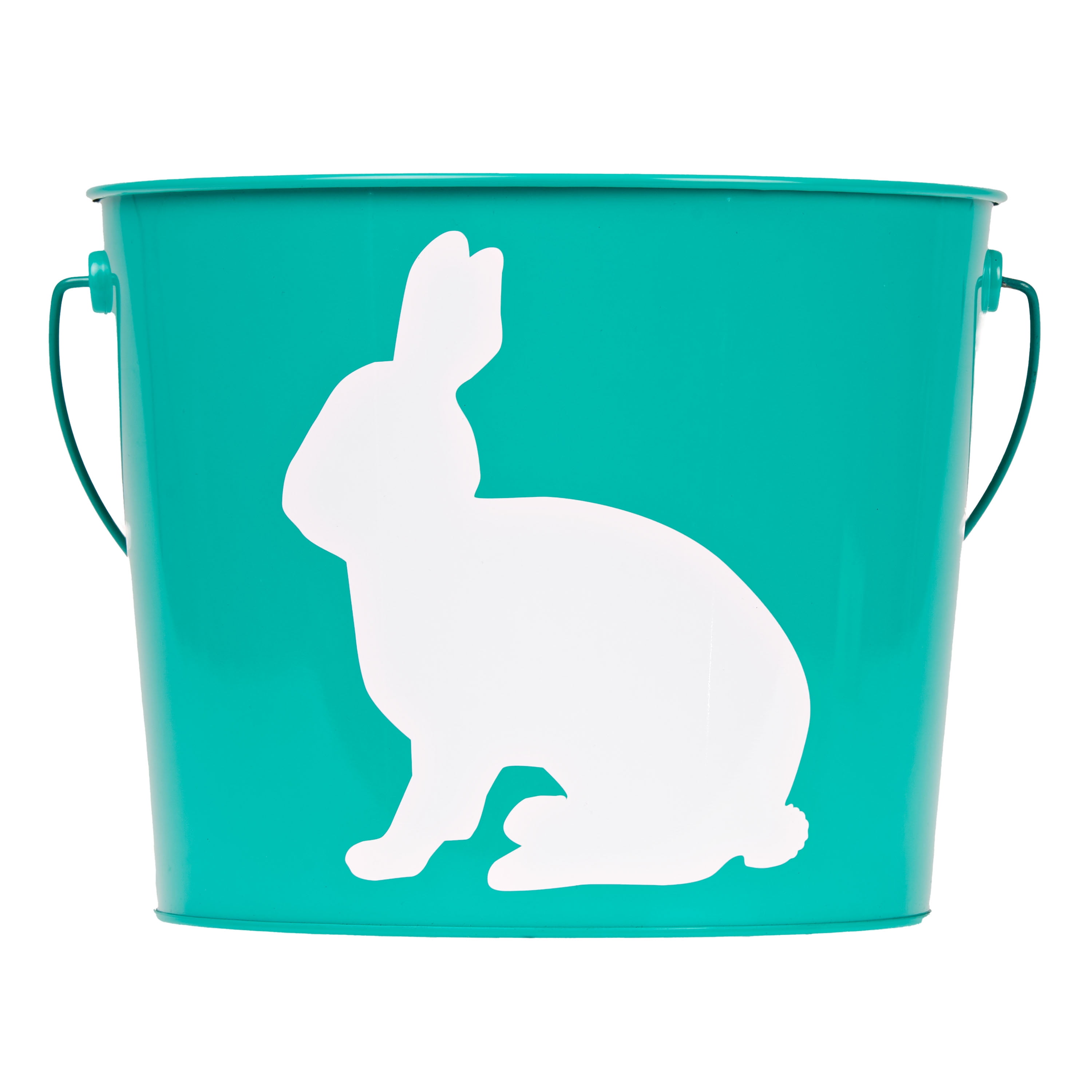 Way To Celebrate Easter Extra Large Tin Pail, Green