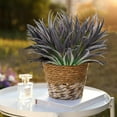 thumbnail image 4 of ZOELNIC 4/12 Pcs Artificial Shrubs Bushes Plants Fake Grass Bushes Plastic Greenery for Planters Patio Front Door Porch Home Garden Decorations, 4 of 7
