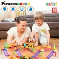 thumbnail image 3 of Baldosas magnéticas PicassoTiles para pistas de carreras, 60 unidades, para mayores de 3 años, 3 of 6