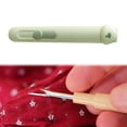 thumbnail image 2 of 2 en 1 de costura de enhebrador, máquina de coser, herramienta de costura de mano de agarre cómoda, herramienta de extracción de roscas para verde, 2 of 8