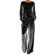thumbnail image 3 of TaTaai Women Casual Loose Fit Velvet Set Round Neck Long Sleeve Pullover Top and Full Length Trousers Soft Comfy Daily Wear Two Piece Gift, 3 of 8