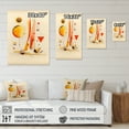thumbnail image 4 of Designart Orange And Yellow Geometric Abstract I Canvas Wall Art, 4 of 5