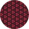 thumbnail image 1 of Ahgly Company Machine Washable Indoor Round Transitional Bakers Brown Area Rugs, 4' Round, 1 of 7