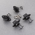thumbnail image 1 of WHAMVOX 8 Pcs Bouchon de Vidange Universel Rond Noir pour Kayak Pièces de Rechange 2.0x1.2x2.4in, 1 of 3