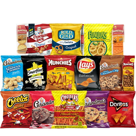 Frito-Lay Ultimate Snack Care Package, Variety Assortment of Chips, Cookies, Crackers & More, 40 (Best Comfort Food Snacks)