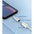 thumbnail image 3 of [PST] (2 Packs) USB-C Female to Lightning Male Adapter Converter Connector, 3 of 3
