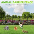 thumbnail image 3 of Dog Playpen Outdoor Animal Barrier 18ft(L)Ã32in(H) Metal garden fence with Gate for Dogs, Outdoor, Yard (7 Panels+1 Gate), 3 of 10