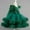 Green, variant on 2025 Toddler Baby Girls Pageant Dress Sequins Tulle Tutu Dress Flower Wedding Princess Birthday Party Prom Gown 1-9Y