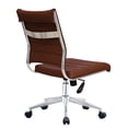 thumbnail image 4 of 2xhome Set of 2 PU Leather Mid Back Task Chair with Adjustable Height Lumbar Support, Multiple Colors, 4 of 14