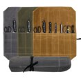 thumbnail image 2 of 3Colors Waterproof Canvas Chef Knife Bag Roll Foldable Kitchen Culinary Storage Tools, 2 of 21