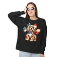 thumbnail image 2 of Patriotic Cocker Spaniel 4th of July Independence Paws Sweatshirt Unisex Merch Cockers Dog Lover Gifts - 02010, 2 of 6