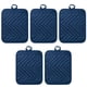 thumbnail image 2 of Guantes de horno Guantes de algodón resistentes al calor Alfombrillas de cocina anti-escaldado, Azul 5pcs Scienceny HA004939-03, 2 of 7