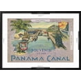 thumbnail image 5 of Art.com Souvenir of the Panama Canal Art Print, Black Frame Wall Art, 29" x 21", 5 of 5