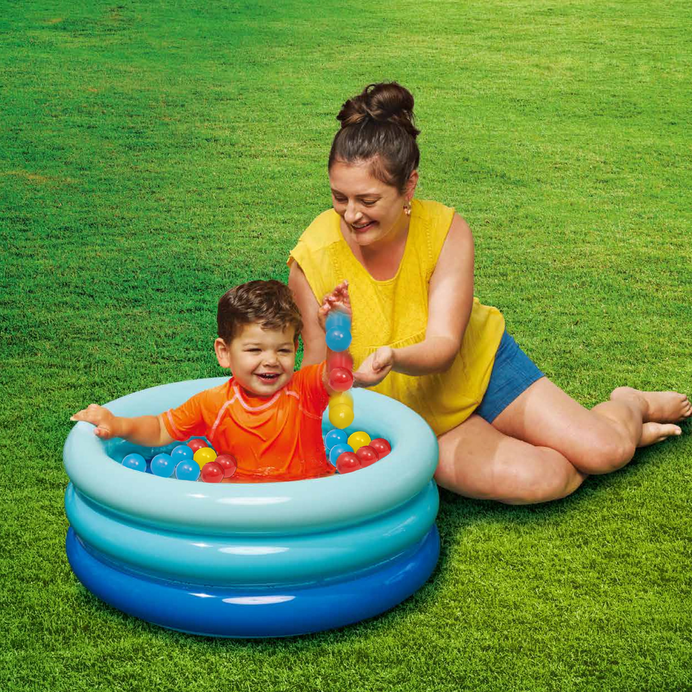 Bluescape Blue 3 Ring Mini Pool
