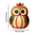 thumbnail image 3 of Fufafayo Holiday Decorations Wooden Tabletop Hand Carved Decor Cute Pumpkin Ghost Ornament for Home Mantel Shelf Indoor Holiday Party, 3 of 7