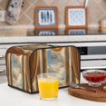 thumbnail image 6 of Fotbe Golden Drapes Pillars Clouds for Four Slice Toaster Cover, Fingerprint Protector, Super Soft Appliance Cover And Dust Cover,Bread Dust Cover & Fingerprint Protection, 6 of 7