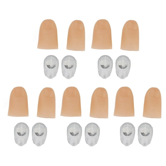 Pulgar con luz para los dedos, 5 pares de puntas de los dedos con luz para los dedos Lámpara para el pulgar Valor inmejorable