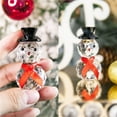 thumbnail image 3 of H&D Crystal Snowman Figurines Christmas Collectibles for Home Decor, 3 of 5
