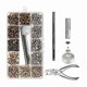 thumbnail image 3 of Rivets for Leather, 300-pack Double Cap Rivets in 3 Sizes, 3 Colors and 4 Fixing Tools for DIY Leather Crafts, 3 of 5