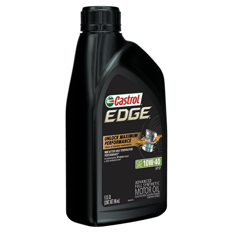 Castrol Edge 10W-40 Advanced Full Synthetic Motor Oil, 1 Quart 