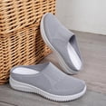 thumbnail image 4 of YOUYEDIAN Womens Orthopedic Shoes Arch Support Work Shoes Breathable Non Slip Slip on Volleyball Shoes Mesh Stretch Comfort 2026 Orthopedic Shoes (Gray), 4 of 6