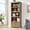 brown 23.6"W, variant on Ataucjin 5 Tier Bookshelf, 69'' Tall Farmhouse Bookcase with 2 Doors & Adjustable Shelves, Open Display Storage Rack for Home Office, Balcony, Library, Study, Living Room