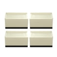 thumbnail image 2 of Elevadores de muebles de cama cuadra duraderos de 4 piezas, soporte resistente para accesorios Beige grande Sunnimix Extensores de patas de cama, 2 of 8