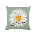 thumbnail image 2 of Funda De Almohada Con Estampado Primaveral De Lino. Almohada Decorativa Para El Sofá Del Salón., 2 of 5