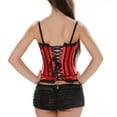 thumbnail image 3 of Aofany Women's Gothic Shoulder Straps Tank Overbust Corset Bustiers Plus Size Corsets For Women Bustier Lingerie Costume Bustier Top Gothic Shapewear Sexy Underwear, 3 of 4