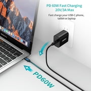 2 Pack 6FT USB-C to C Braided Fast Charging Cable for iPhone 15/15 Pro/Plus/ProMax